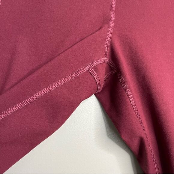 Fengbay Women’s Leggings With Pockets in Maroon Size Medium‎ - Picture 6 of 6